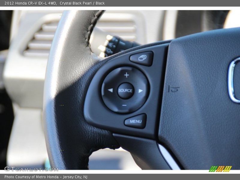 Crystal Black Pearl / Black 2012 Honda CR-V EX-L 4WD