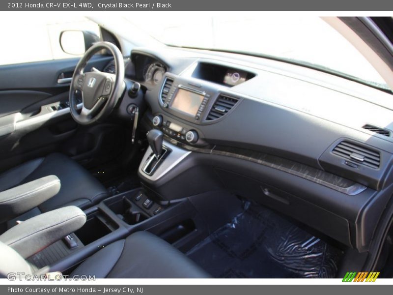 Crystal Black Pearl / Black 2012 Honda CR-V EX-L 4WD
