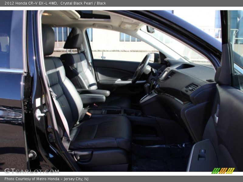Crystal Black Pearl / Black 2012 Honda CR-V EX-L 4WD