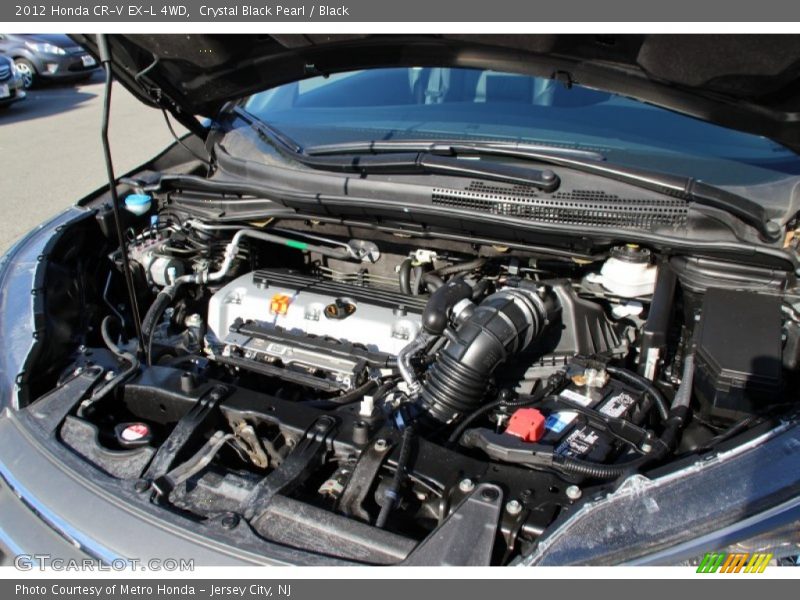 Crystal Black Pearl / Black 2012 Honda CR-V EX-L 4WD