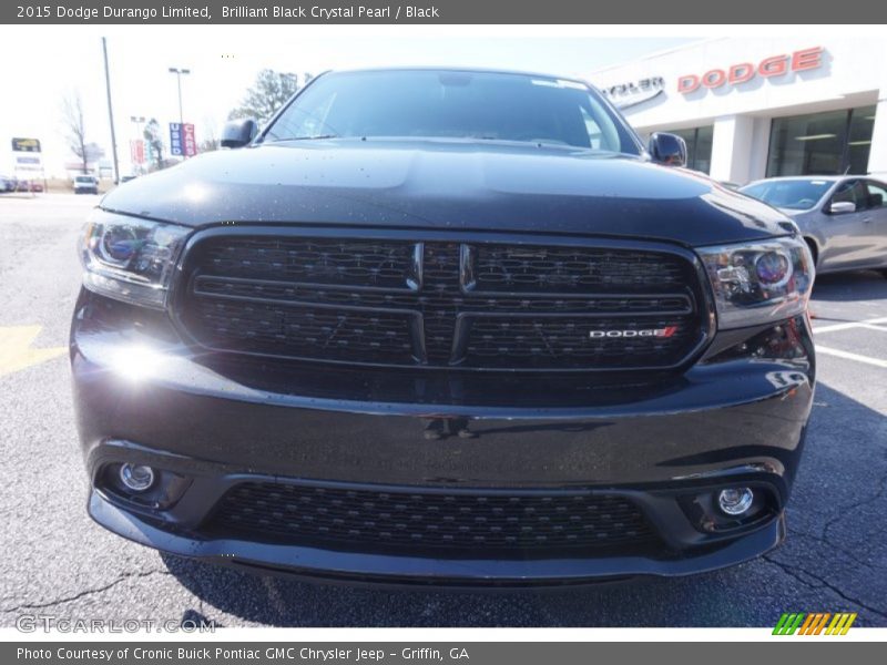 Brilliant Black Crystal Pearl / Black 2015 Dodge Durango Limited