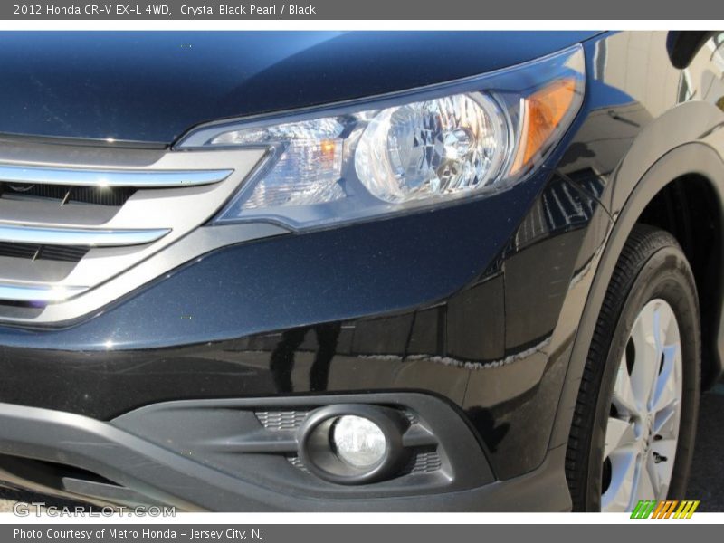 Crystal Black Pearl / Black 2012 Honda CR-V EX-L 4WD