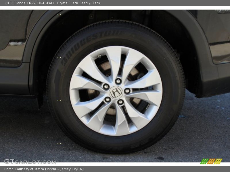 Crystal Black Pearl / Black 2012 Honda CR-V EX-L 4WD