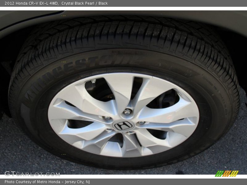Crystal Black Pearl / Black 2012 Honda CR-V EX-L 4WD