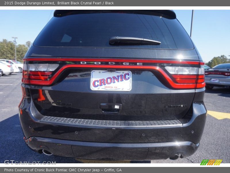 Brilliant Black Crystal Pearl / Black 2015 Dodge Durango Limited