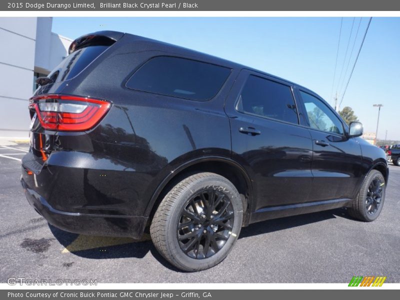 Brilliant Black Crystal Pearl / Black 2015 Dodge Durango Limited