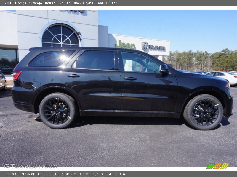 Brilliant Black Crystal Pearl / Black 2015 Dodge Durango Limited