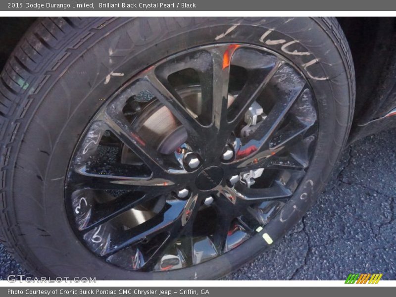 Brilliant Black Crystal Pearl / Black 2015 Dodge Durango Limited