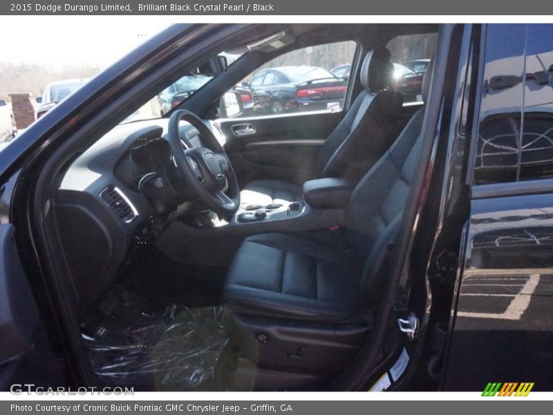 Brilliant Black Crystal Pearl / Black 2015 Dodge Durango Limited