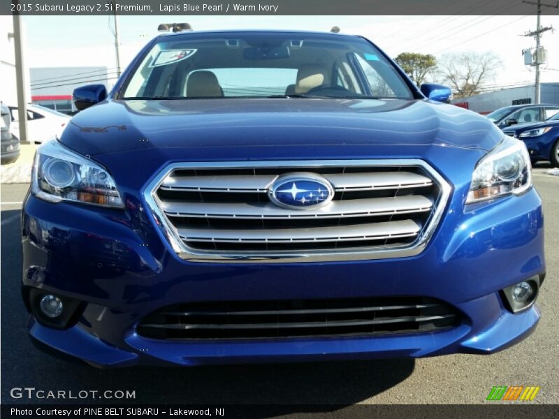 Lapis Blue Pearl / Warm Ivory 2015 Subaru Legacy 2.5i Premium