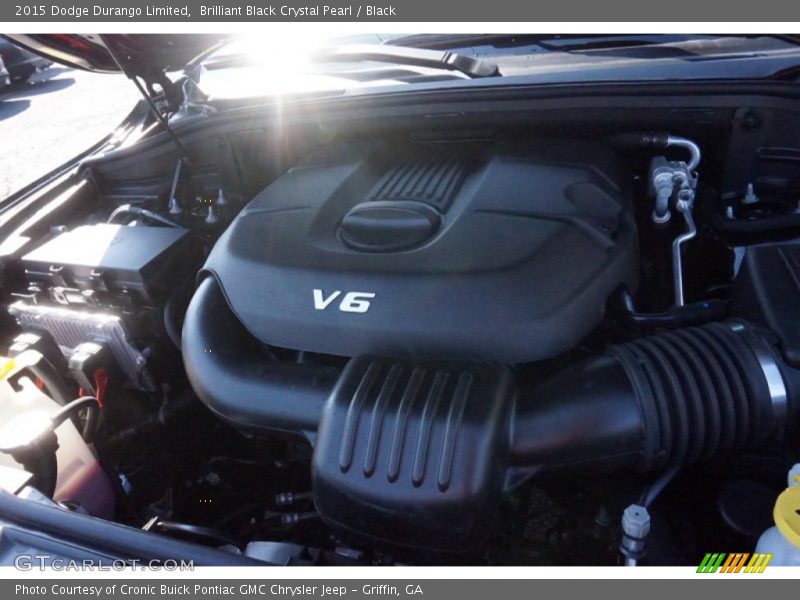 Brilliant Black Crystal Pearl / Black 2015 Dodge Durango Limited