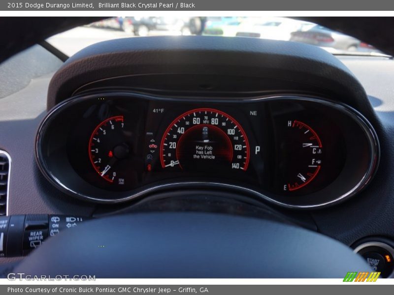 Brilliant Black Crystal Pearl / Black 2015 Dodge Durango Limited