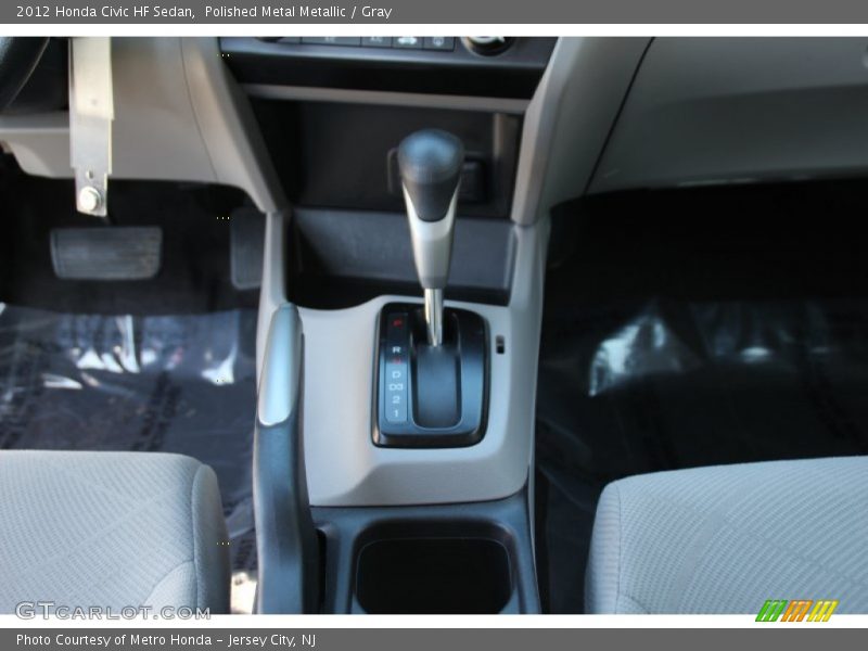 Polished Metal Metallic / Gray 2012 Honda Civic HF Sedan