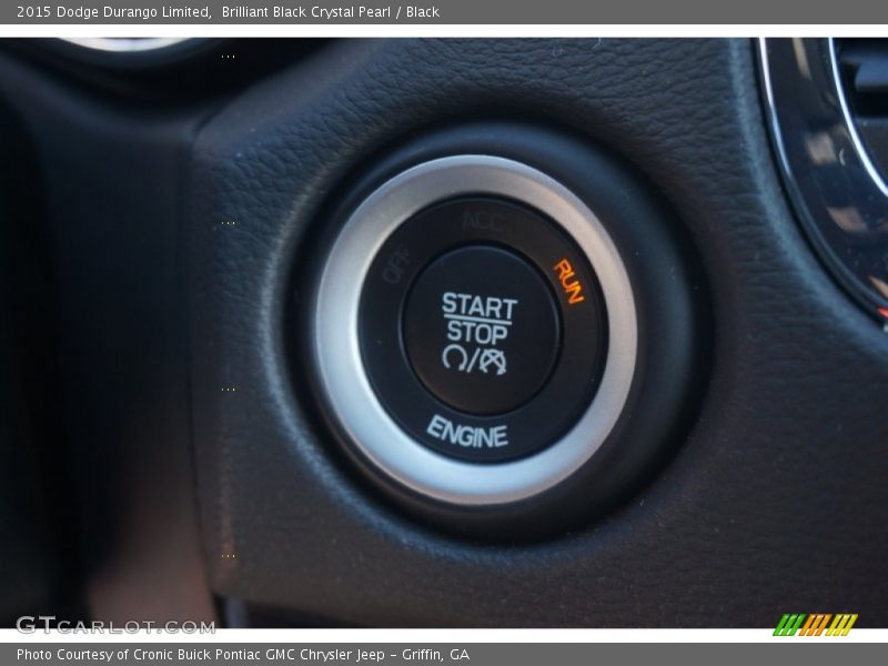 Brilliant Black Crystal Pearl / Black 2015 Dodge Durango Limited