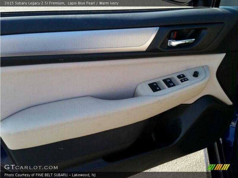 Lapis Blue Pearl / Warm Ivory 2015 Subaru Legacy 2.5i Premium