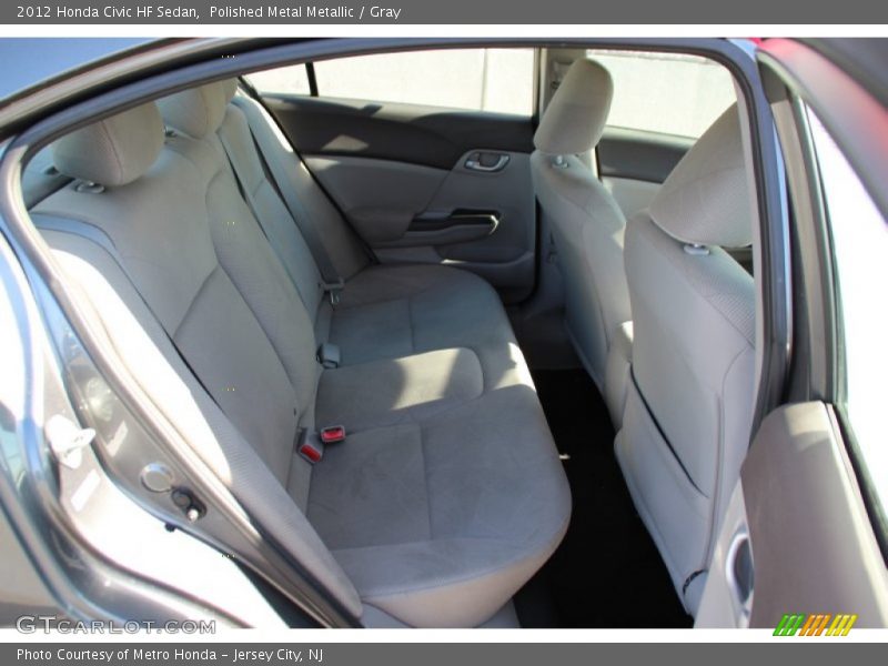 Polished Metal Metallic / Gray 2012 Honda Civic HF Sedan