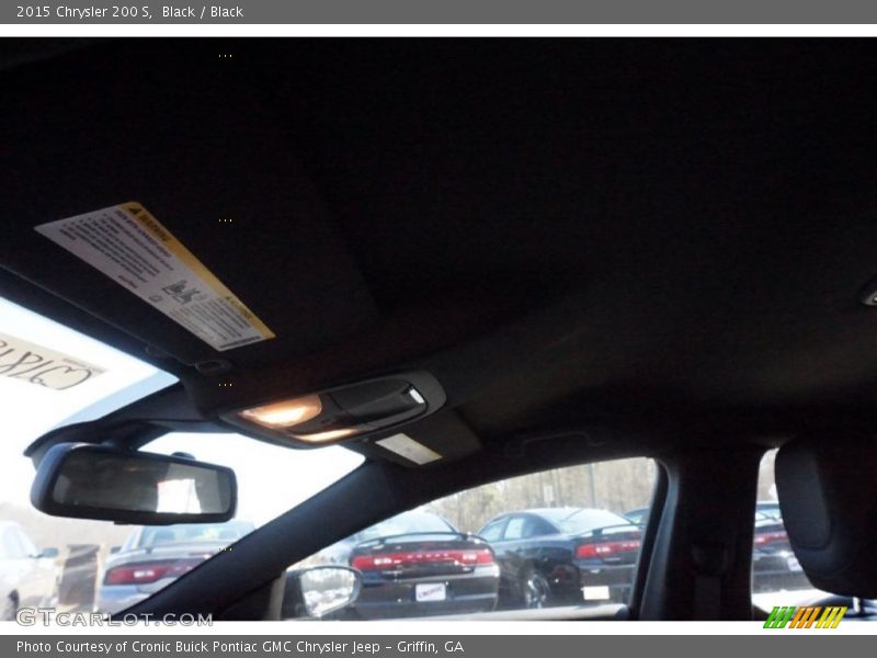 Black / Black 2015 Chrysler 200 S