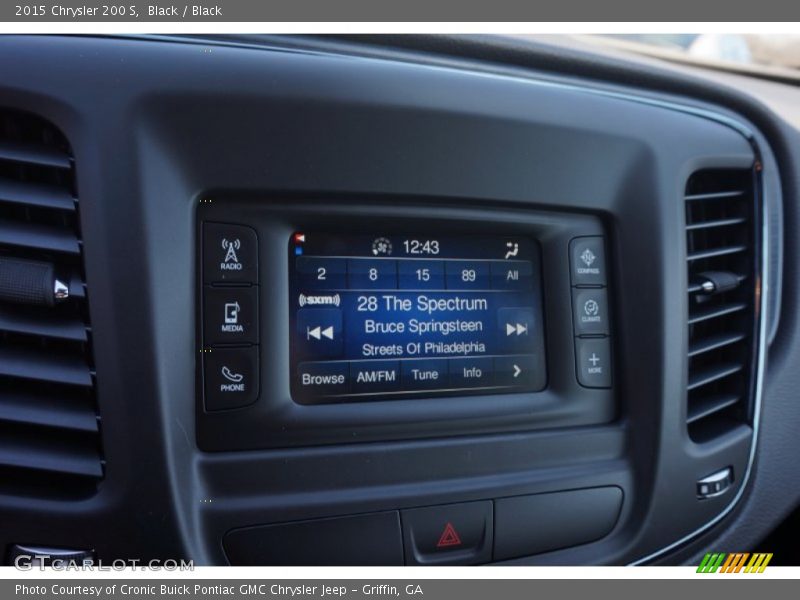 Black / Black 2015 Chrysler 200 S
