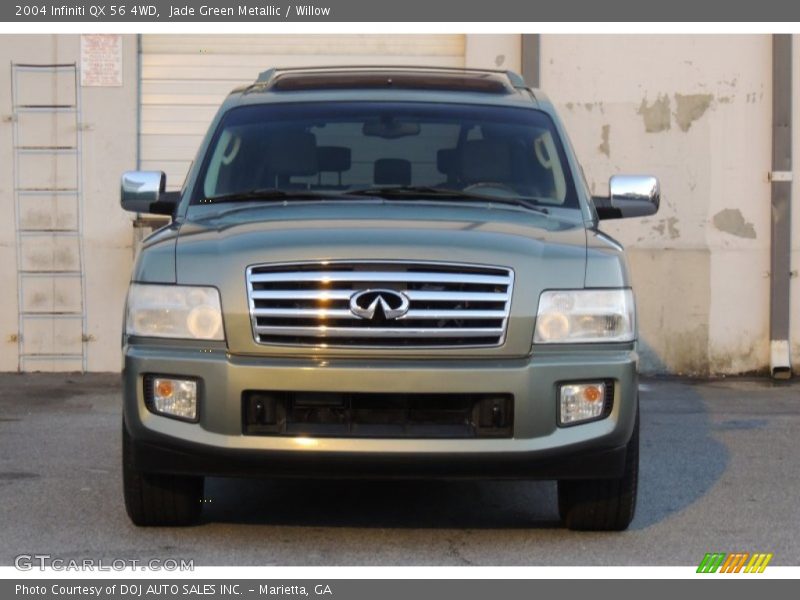 Jade Green Metallic / Willow 2004 Infiniti QX 56 4WD