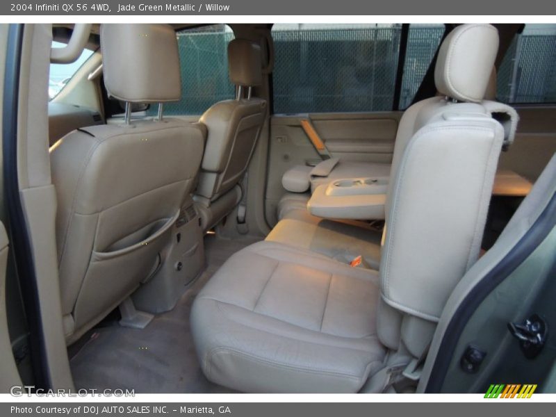 Jade Green Metallic / Willow 2004 Infiniti QX 56 4WD