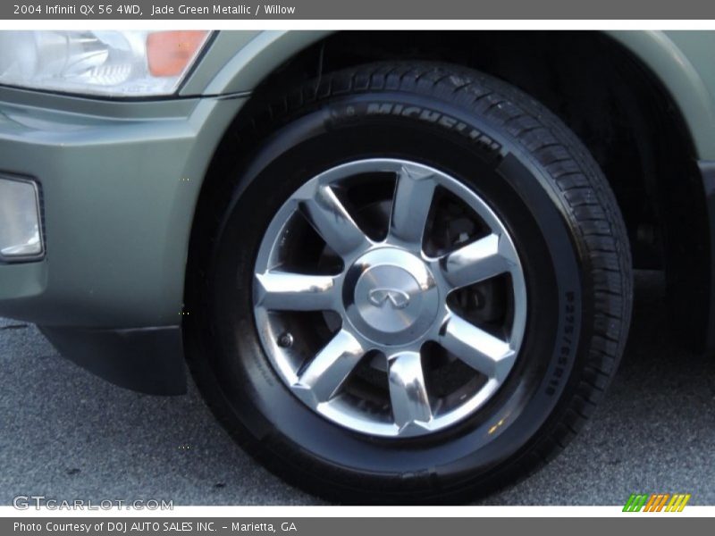 Jade Green Metallic / Willow 2004 Infiniti QX 56 4WD