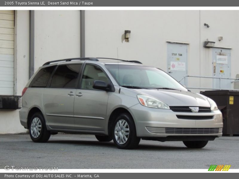 Desert Sand Mica / Taupe 2005 Toyota Sienna LE