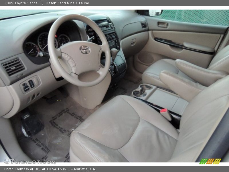  2005 Sienna LE Taupe Interior