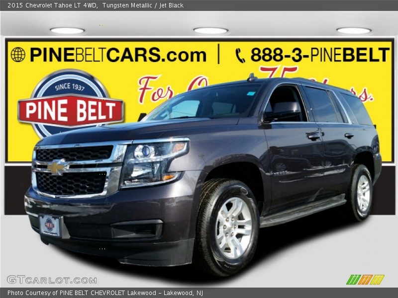 Tungsten Metallic / Jet Black 2015 Chevrolet Tahoe LT 4WD