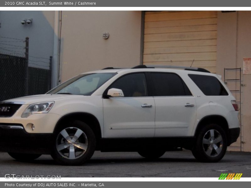 Summit White / Cashmere 2010 GMC Acadia SLT