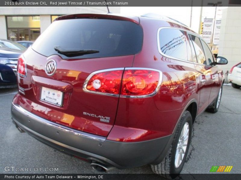 Red Jewel Tintcoat / Titanium/Dark Titanium 2011 Buick Enclave CXL