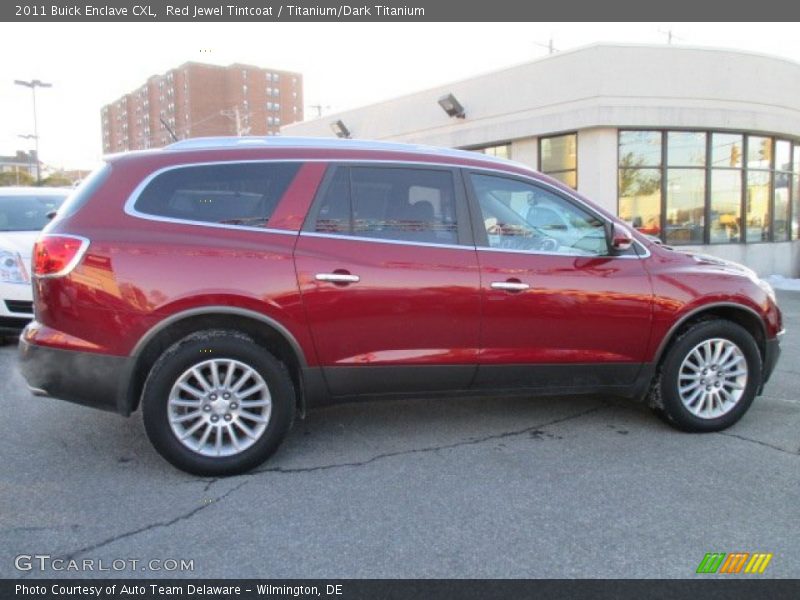 Red Jewel Tintcoat / Titanium/Dark Titanium 2011 Buick Enclave CXL