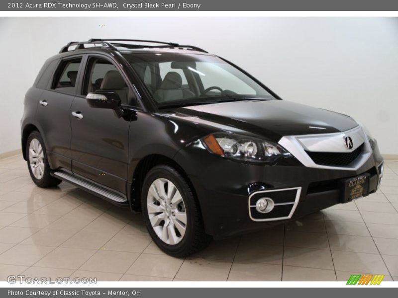 Crystal Black Pearl / Ebony 2012 Acura RDX Technology SH-AWD