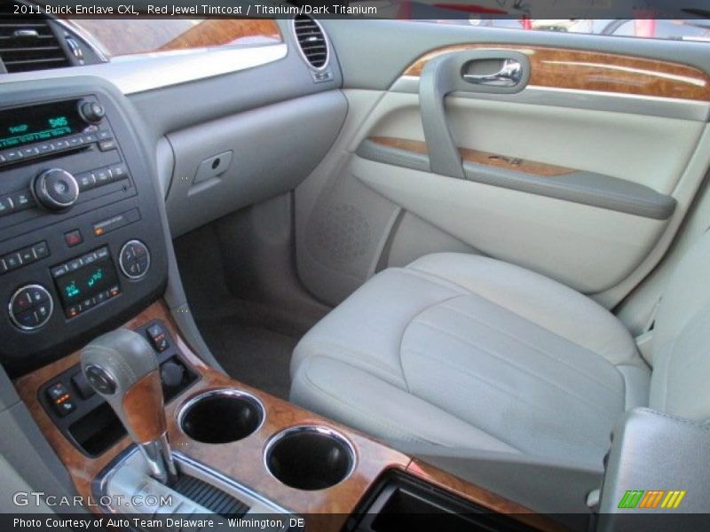Red Jewel Tintcoat / Titanium/Dark Titanium 2011 Buick Enclave CXL