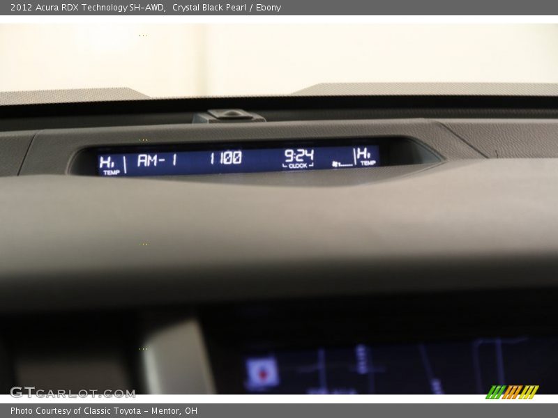 Crystal Black Pearl / Ebony 2012 Acura RDX Technology SH-AWD