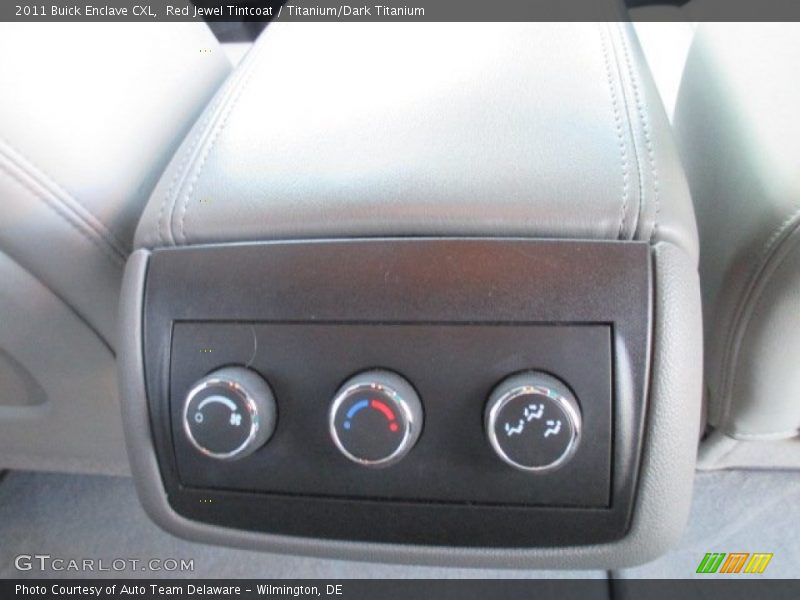 Red Jewel Tintcoat / Titanium/Dark Titanium 2011 Buick Enclave CXL