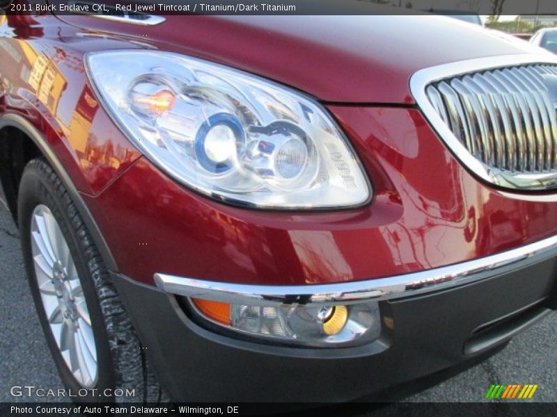 Red Jewel Tintcoat / Titanium/Dark Titanium 2011 Buick Enclave CXL