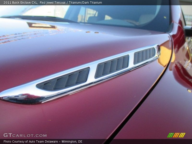 Red Jewel Tintcoat / Titanium/Dark Titanium 2011 Buick Enclave CXL