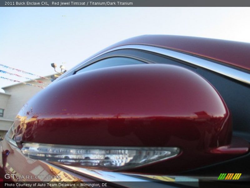 Red Jewel Tintcoat / Titanium/Dark Titanium 2011 Buick Enclave CXL