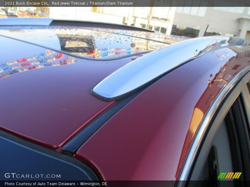 Red Jewel Tintcoat / Titanium/Dark Titanium 2011 Buick Enclave CXL