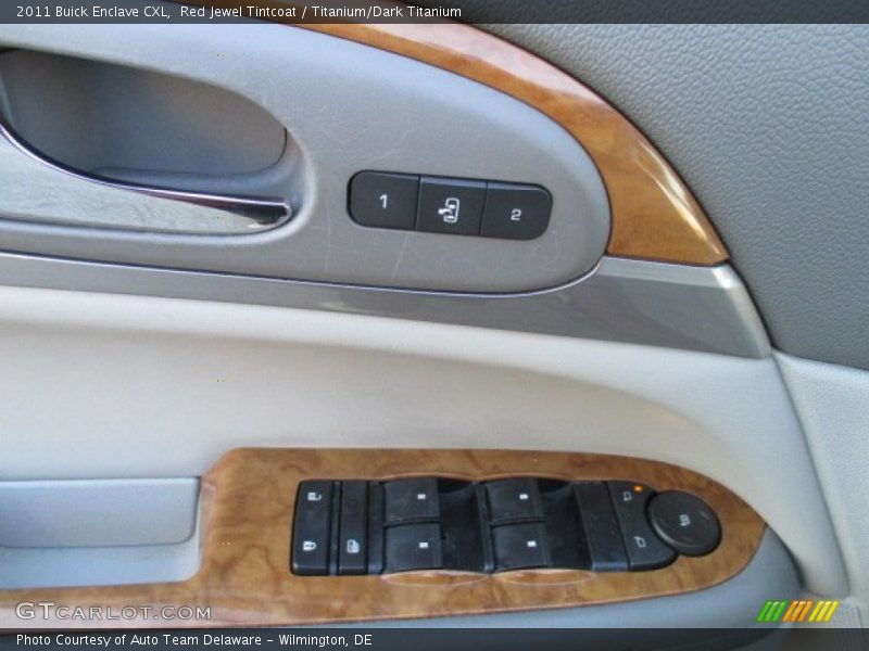 Red Jewel Tintcoat / Titanium/Dark Titanium 2011 Buick Enclave CXL