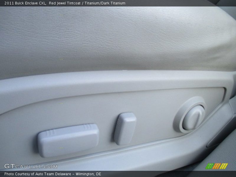 Red Jewel Tintcoat / Titanium/Dark Titanium 2011 Buick Enclave CXL