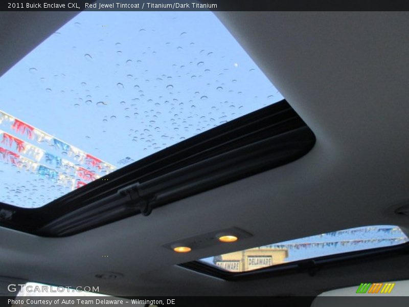 Red Jewel Tintcoat / Titanium/Dark Titanium 2011 Buick Enclave CXL