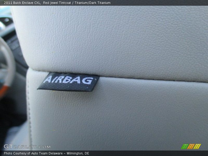 Red Jewel Tintcoat / Titanium/Dark Titanium 2011 Buick Enclave CXL