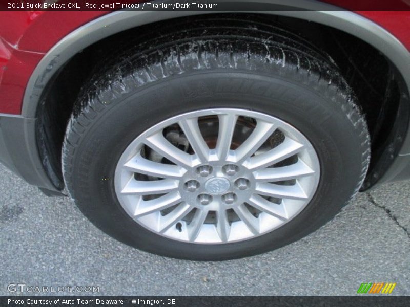 Red Jewel Tintcoat / Titanium/Dark Titanium 2011 Buick Enclave CXL