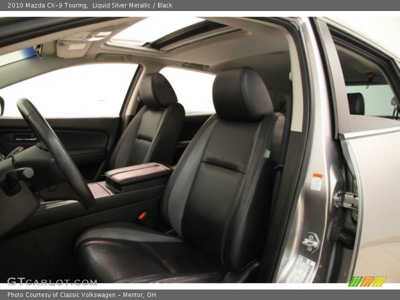 Liquid Silver Metallic / Black 2010 Mazda CX-9 Touring