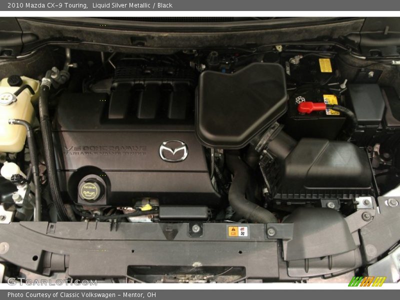 Liquid Silver Metallic / Black 2010 Mazda CX-9 Touring