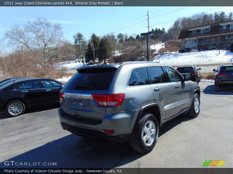 Mineral Gray Metallic / Black 2012 Jeep Grand Cherokee Laredo 4x4