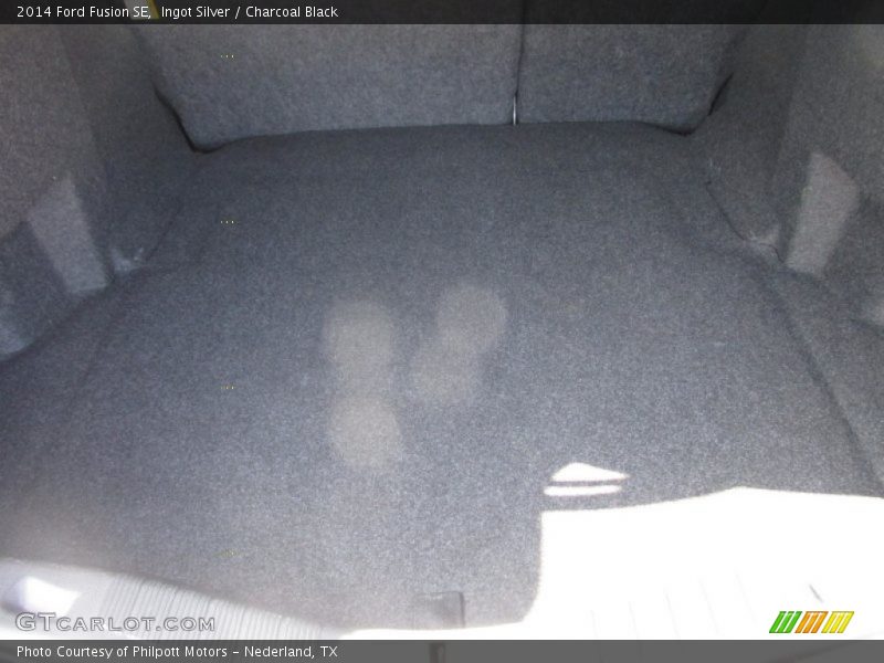 Ingot Silver / Charcoal Black 2014 Ford Fusion SE