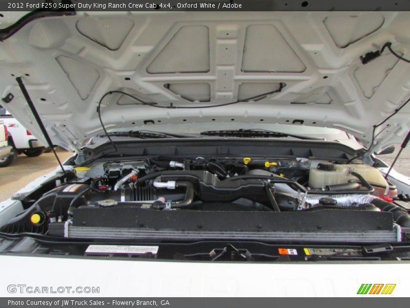 Oxford White / Adobe 2012 Ford F250 Super Duty King Ranch Crew Cab 4x4