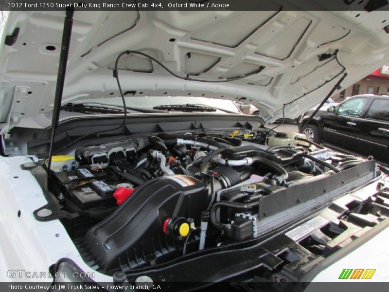 Oxford White / Adobe 2012 Ford F250 Super Duty King Ranch Crew Cab 4x4